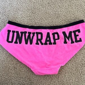 Victoria's Secret Pink and Black Panties